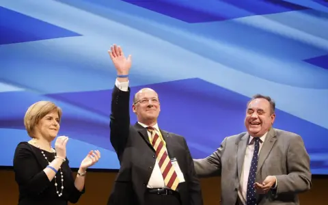 PA Media Swinney, Sturgeon and Salmond