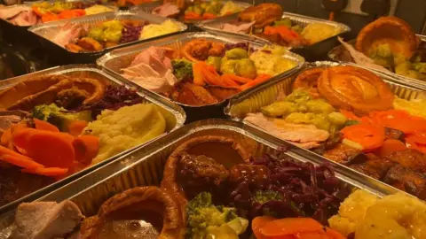 Peter Humphreys Christmas dinner
