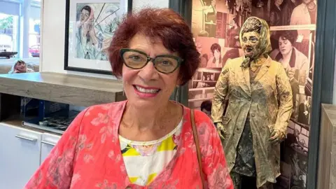 Andy White/BBC Virginia Bilocca-McKenzie at the Hull Fishing Heritage Centre in Hessle Road