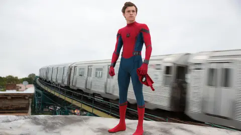 Alamy Tom Holland as Spider-Man