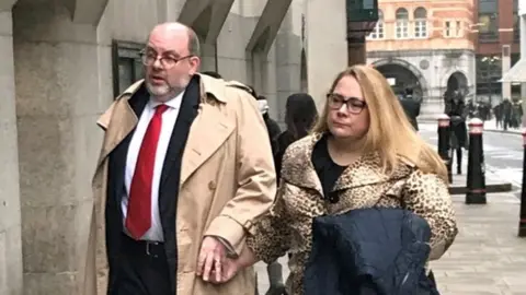 PA Dr Christian DeFeo with his wife Caroline Earle