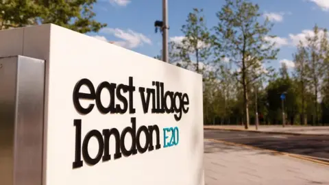 East Village Sign to East London Village