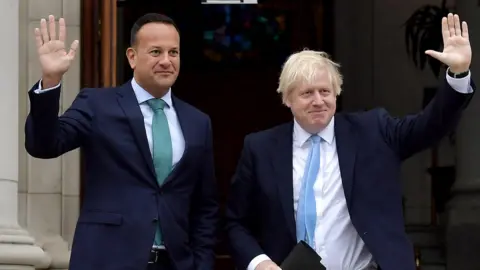 Getty Images Boris Johnson and Leo Varadkar