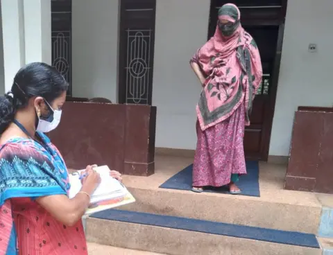 Courtesy: Shivraj Meena Door-to-door enrolment in Mahe