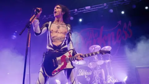 Getty Images Justin Hawkins in Germany