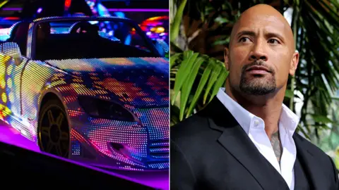 Fast & Furious Live / Getty Fast & Furious and Dwayne Johnson