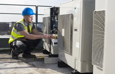 Getty Images A rooftop air conditioning unit