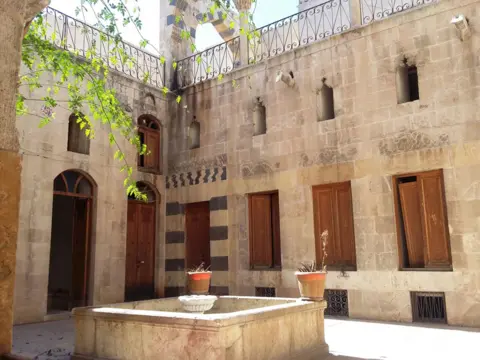 BBC Zahed's courtyard after the war