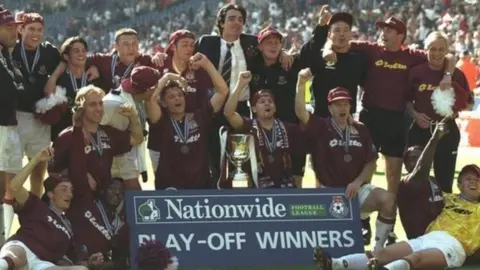 Getty Images Northampton Town's 1997 play-off win