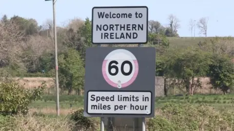 Irish border sign
