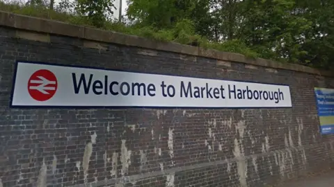 Google Market Harborough railway station