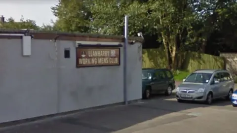 Google Llanharry Working Men's Club fell foul of Covid rules earlier this month