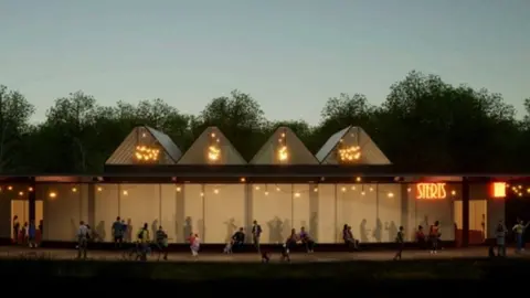 Sterts Theatre & Arts Centre An artist's impression of the new-look Sterts Theatre building