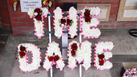 PA Media Dame Barbara Windsor tribute at her funeral