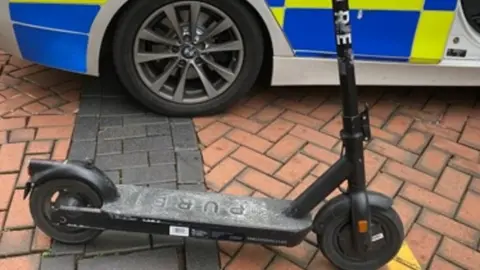 West Midlands Police An e-scooter