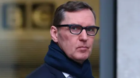 BBC Alan Milburn seen outside the BBC in London in 2017