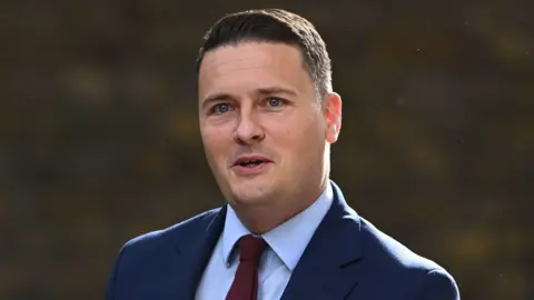Leon Neal/Getty Images Health Secretary Wes Streeting arriving at number 10 Downing Street, London