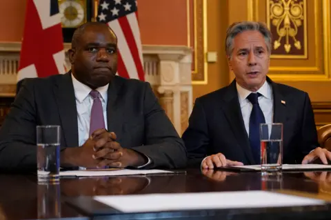 PA Media The US’s apical  diplomat Antony Blinken and Foreign Secretary David Lammy