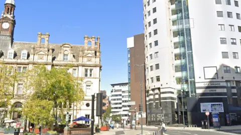 City Square in Leeds.
