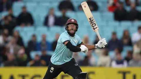 Chris Jordan batting for Surrey
