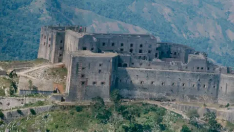 Aerial image of Haiti's Citadelle Laferriere