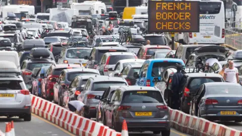 Queue for border checks in Dover