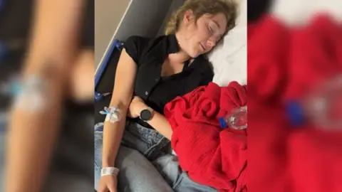 Rebecca Norman Rebecca Norman in hospital