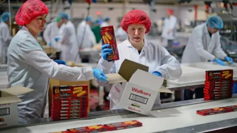 Getty Images Walker's Shortbread factory