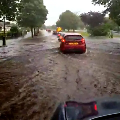 Mary Parker Flooding on Great Western Road