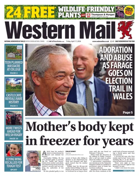 Western Mail Western Mail front page