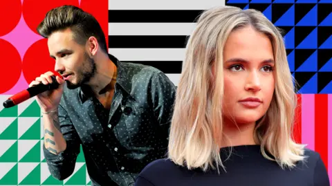 BBC A composite shot of singer Liam Payne, and influencer Molly-Mae