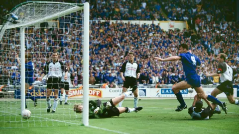 Getty Images Leicester score against Derby