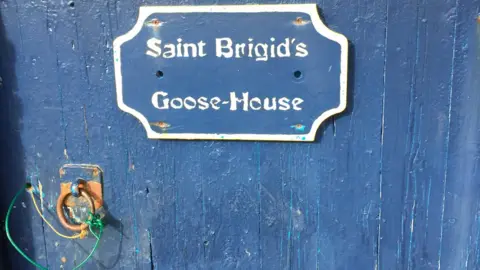 BBC Goose house door