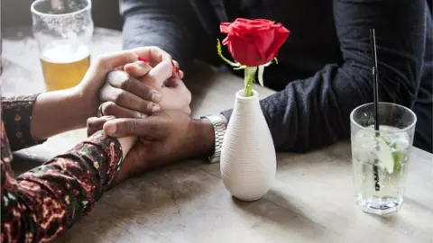 Getty Images A couple holding hands