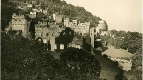 Ceidiog The castle in the 1920s when it was a stately home