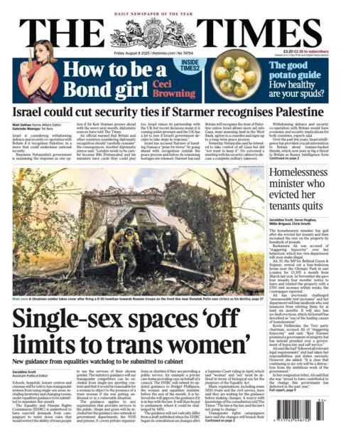  "Single-sex spaces 'off limits to trans women'"