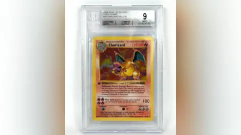 Shadowless Base Set Charizard card