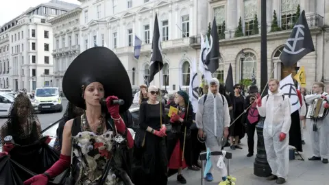 Getty Images protestors