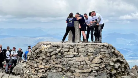 My Name’5 Doddie Foundation David Dooher on Ben Nevis