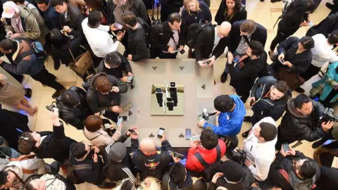 Getty Images Samsung's S8 smartphone was meant to have Bixby from day one - but the assistant was delayed