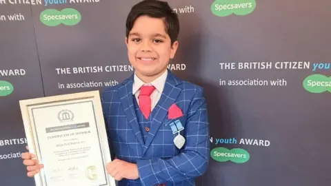 British Citizen Youth Award Milan Kumar