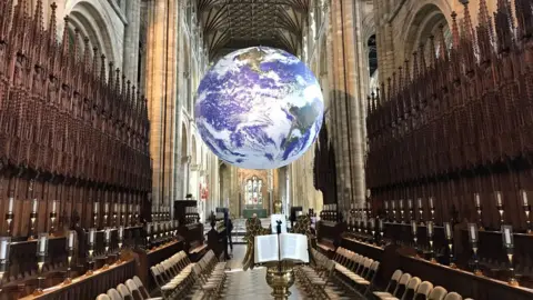 Kristina Hickey Peterborough Cathedral Earth exhibition