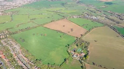 Ipswich Borough Council Aerial View of the Site from South East