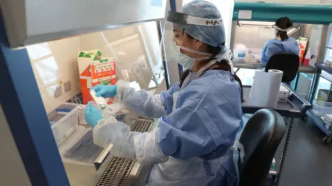 Getty Images Testing in laboratory