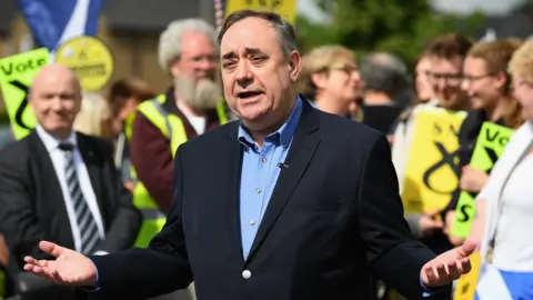 Jeff J Mitchell Alex Salmond denies the claims made against him