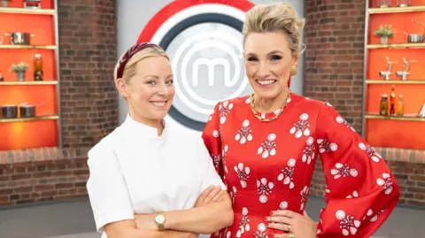 BBC Anna Haugh and Grace Dent in the Masterchef studio