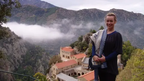 Heather Coleman Ellen, seen travelling here in the Pyrenees