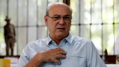 Reuters Carlos Fernando Chamorro speaks during an interview with Reuters in Managua, Nicaragua December 24, 2018.