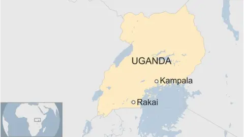 BBC Map of Uganda