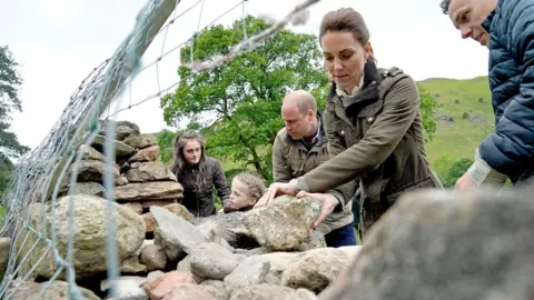 PA Repairing a dry stone wall